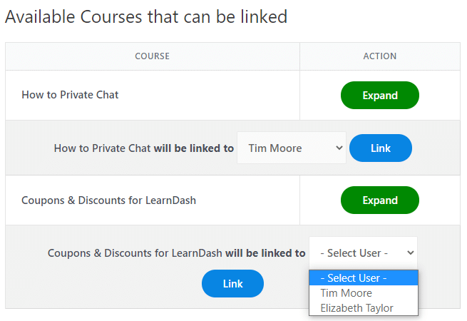 Parent & Student Access plugin linking student accounts and their courses.
