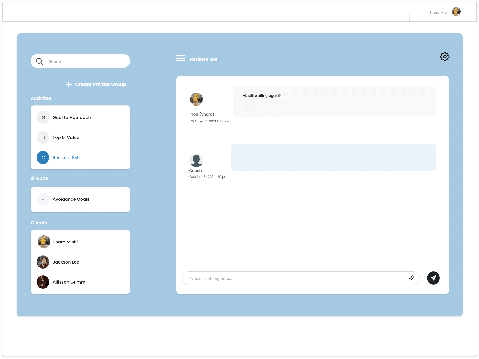 LearnDash chat plugin frontend view.