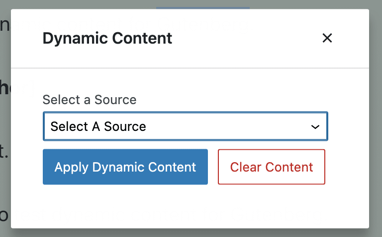 Dynamic Content for WordPress applying dynamic meta content.