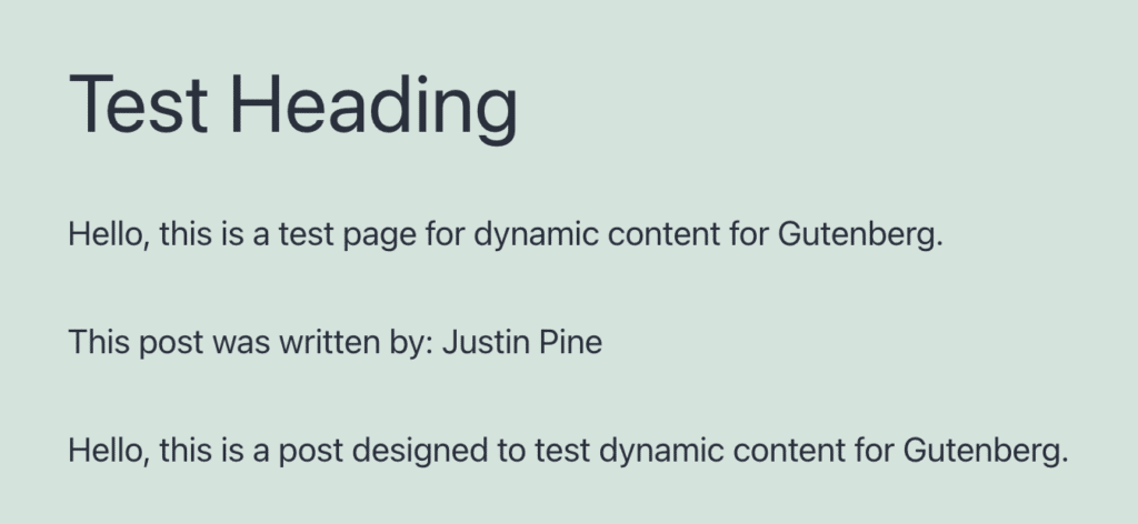Dynamic Content for WordPress post meta shown from frontend.