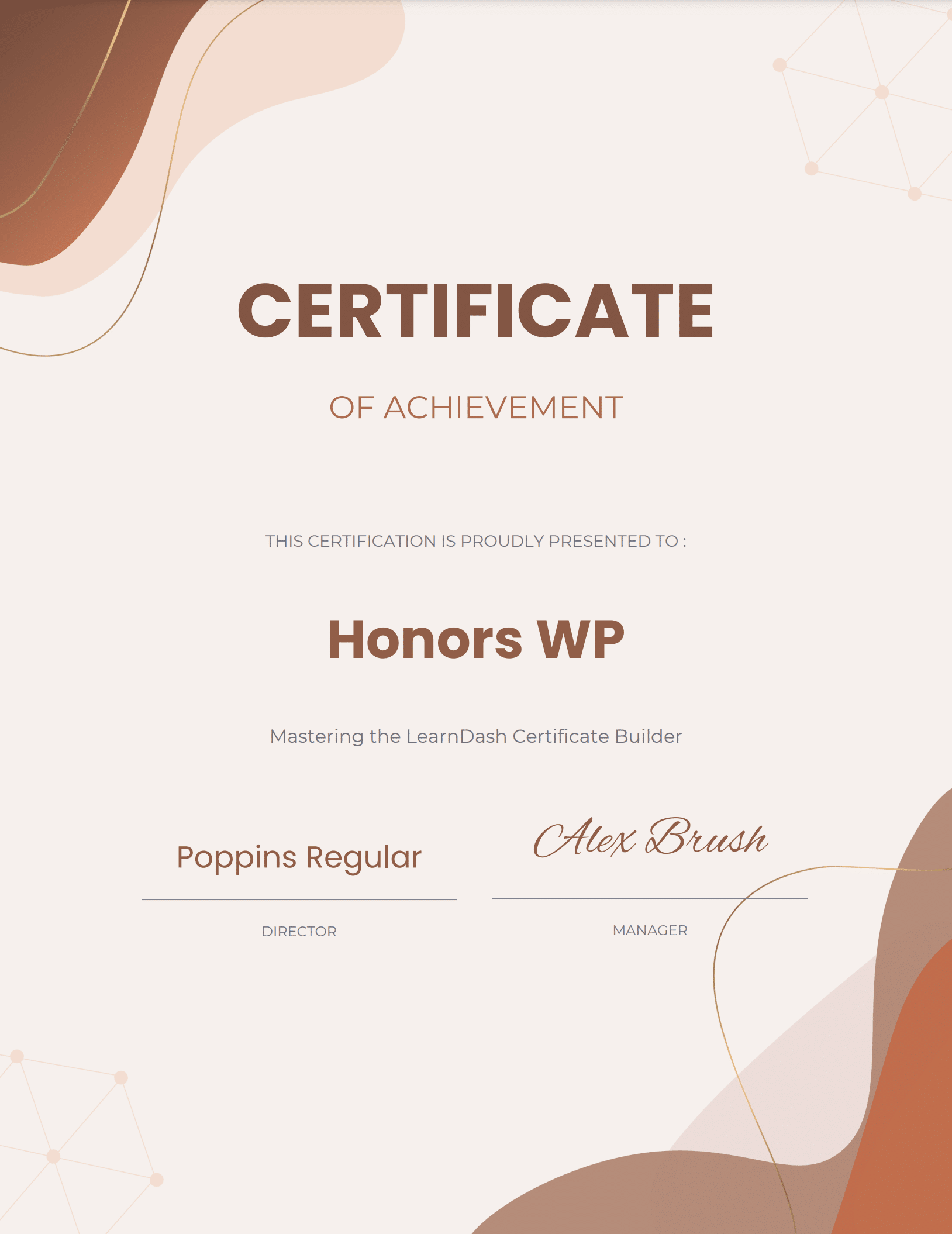 Honors Certificate – #1101405