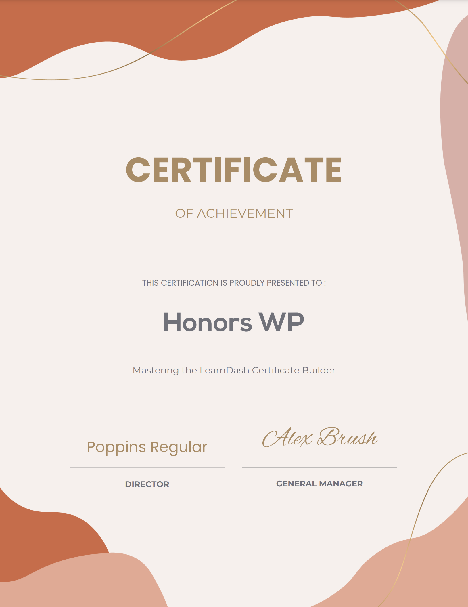 Honors Certificate – #1101406